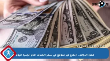 قفزة الدولار.. ارتفاع غير متوقع في سعر الصرف أمام الجنيه اليوم